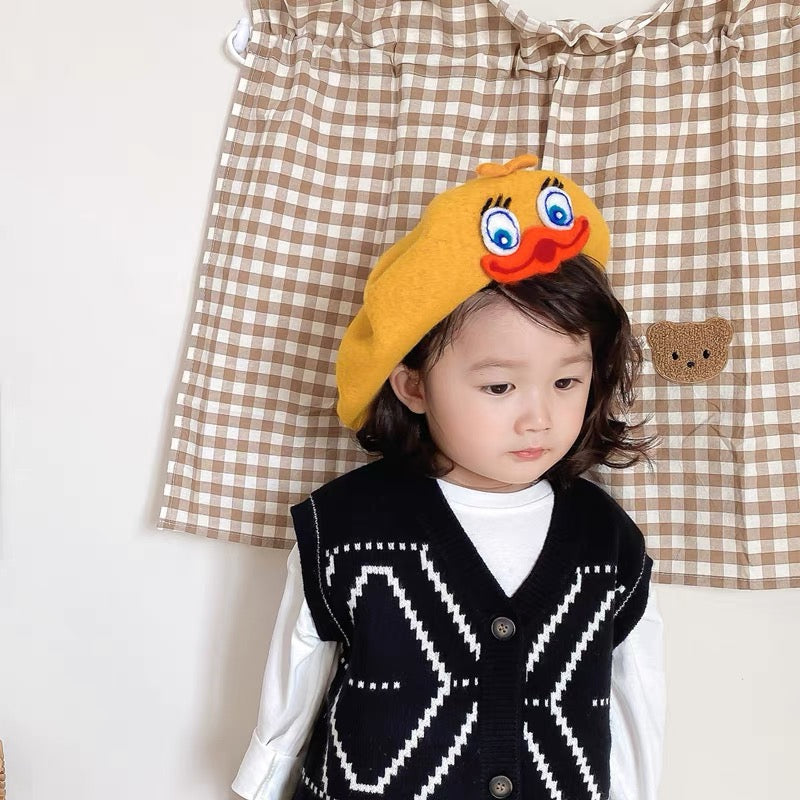 Kid Yellow Duck Beret.