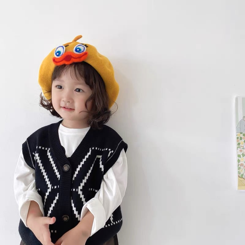 Kid Yellow Duck Beret.