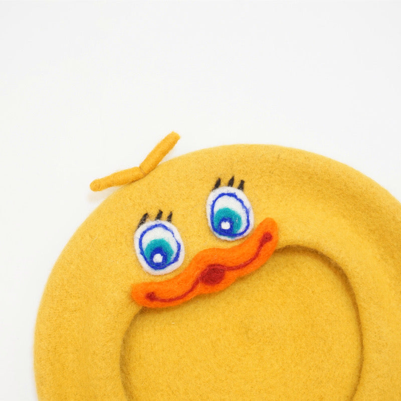 Kid Yellow Duck Beret.