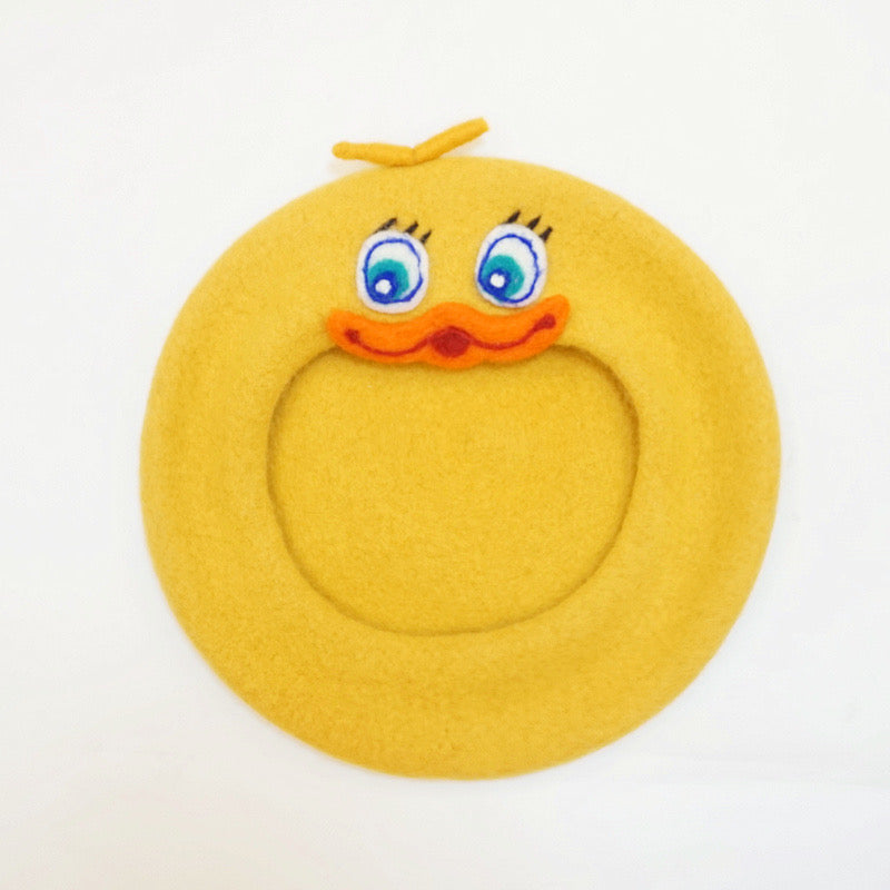 Kid Yellow Duck Beret.