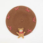 Women Kid Baby Bear Berets Hat.