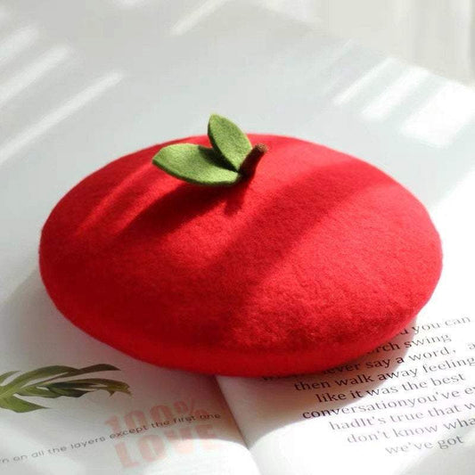 Apple Beret for Women and Kids.