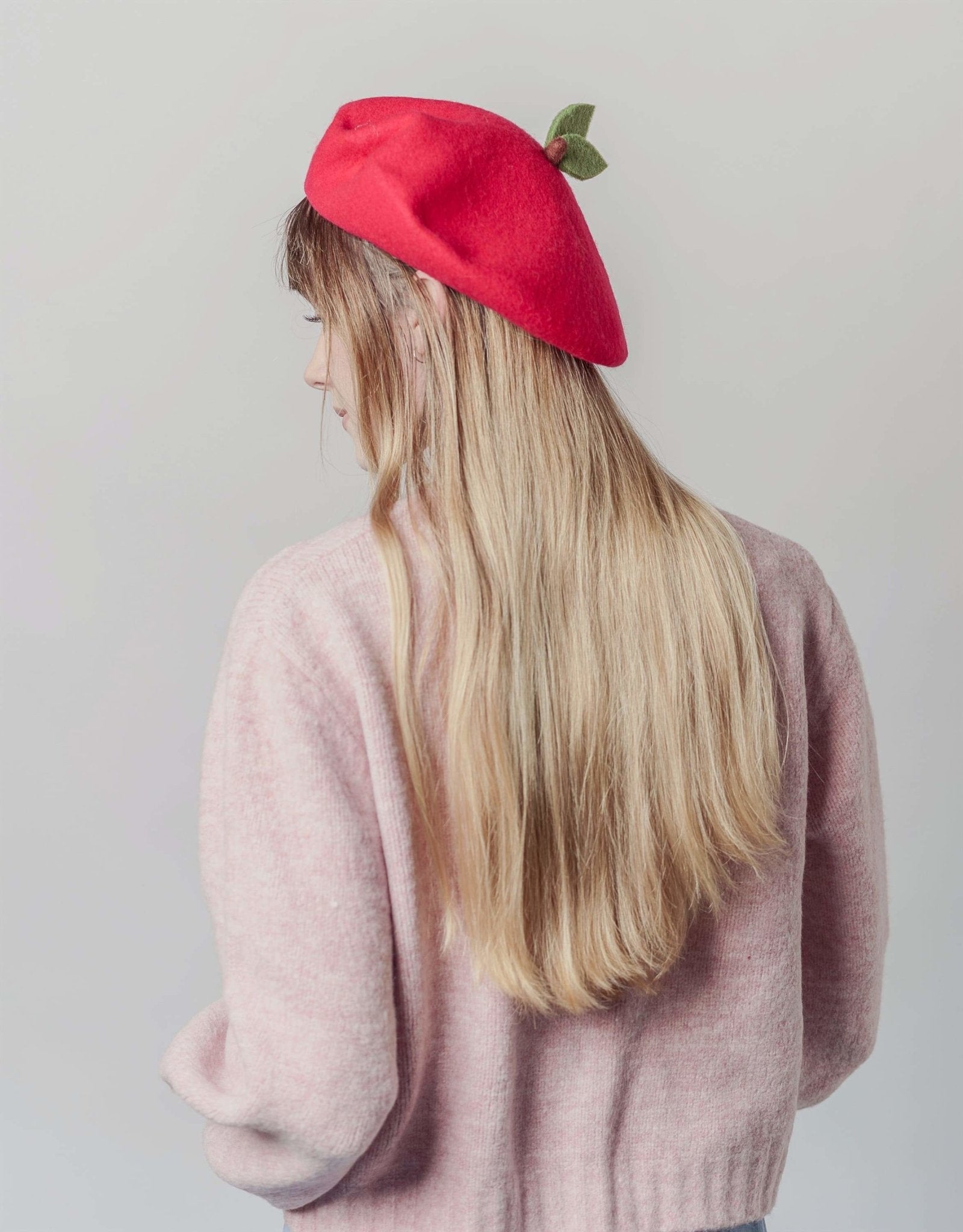 Apple Beret for Women and Kids.