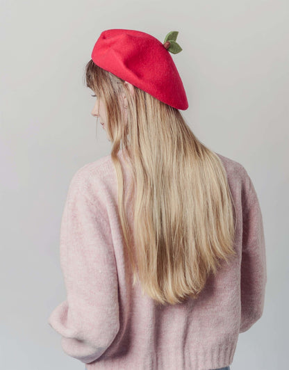 Apple Beret for Women and Kids.