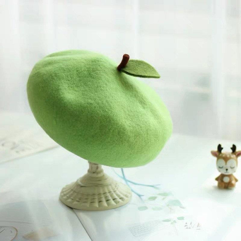 Apple Beret for Women and Kids.