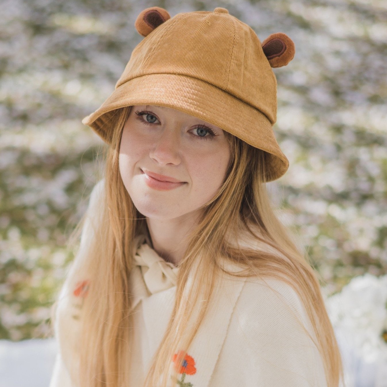 Bear Bucket Hat for Women and Kids.