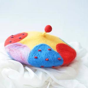Multi-Colour Beret Hat for Women and Kids.