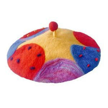Load image into Gallery viewer, Multi-Colour Beret Hat for Women and Kids.