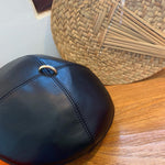 Genuine Leather Beret  for Women and Girls.