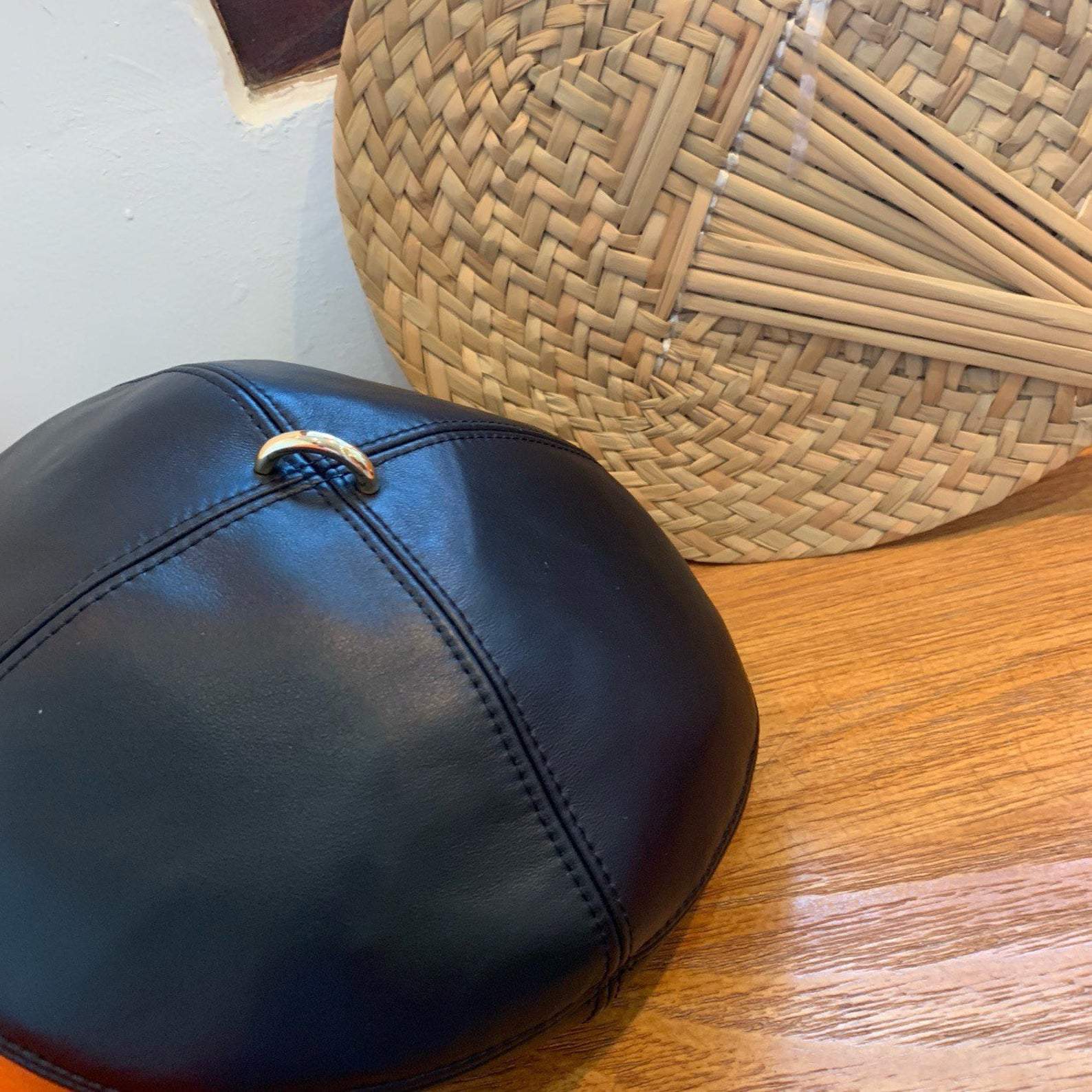 Genuine Leather Beret  for Women and Girls.