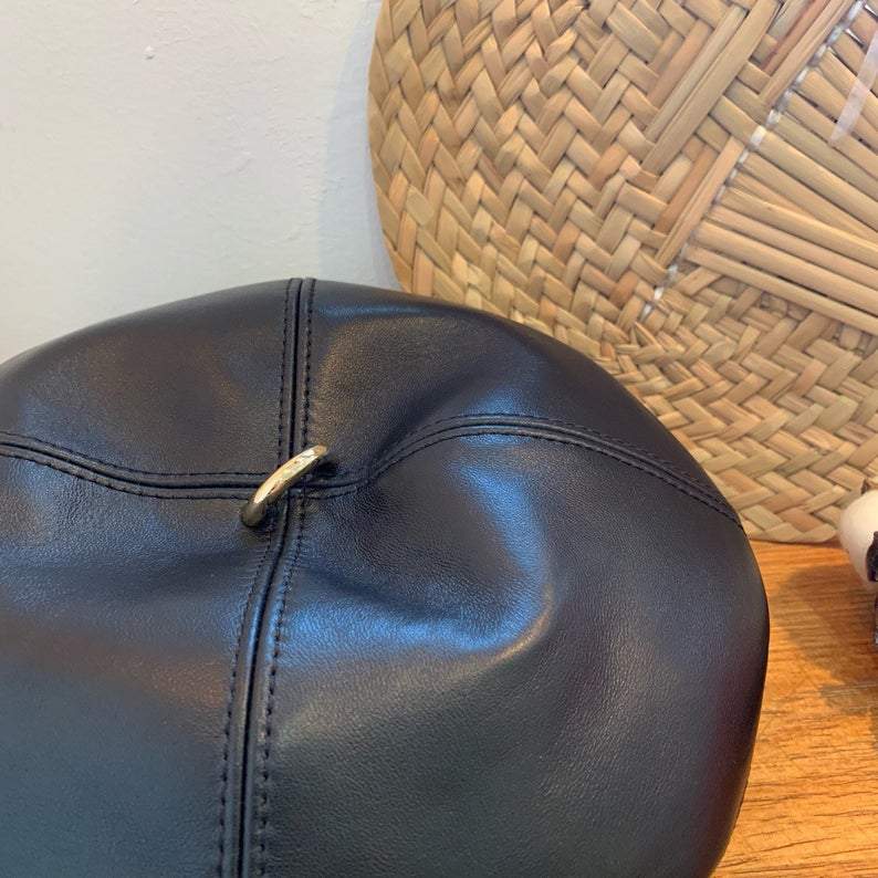 Genuine Leather Beret  for Women and Girls.