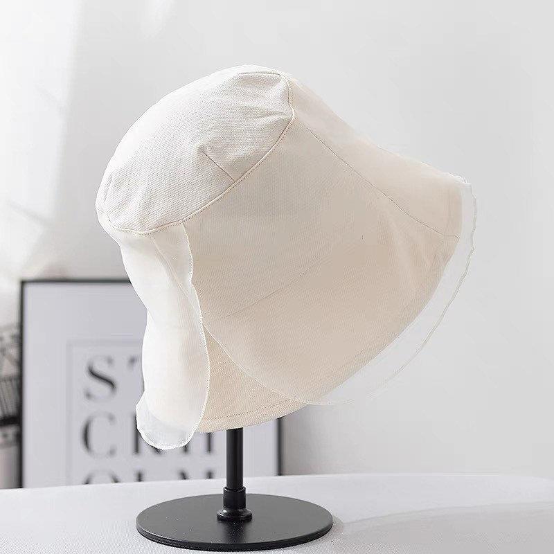 Bucket Sun Hat with Organza for Women and Girls.