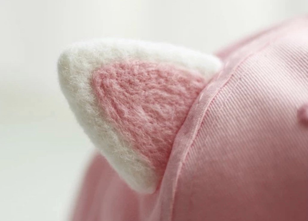 Cat Ear Baseball Cap for Kids and Women.