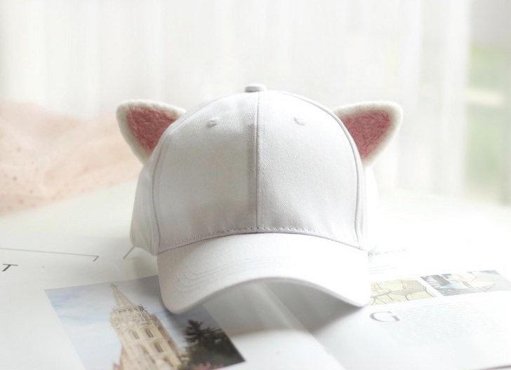 Cat Ear Baseball Cap for Kids and Women.