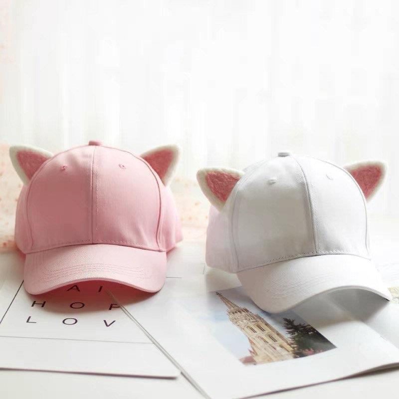 Cat Ear Baseball Cap for Kids and Women.