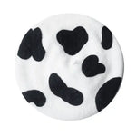 Classic Cow Print Wool Berets for Women and Kid.