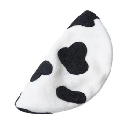 Classic Cow Print Wool Berets for Women and Kid.