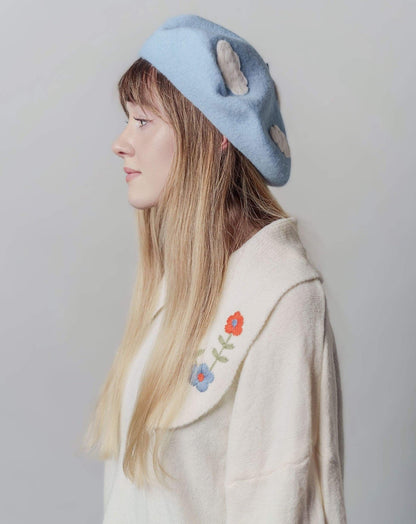 Cloud Berets for Women and Kids.