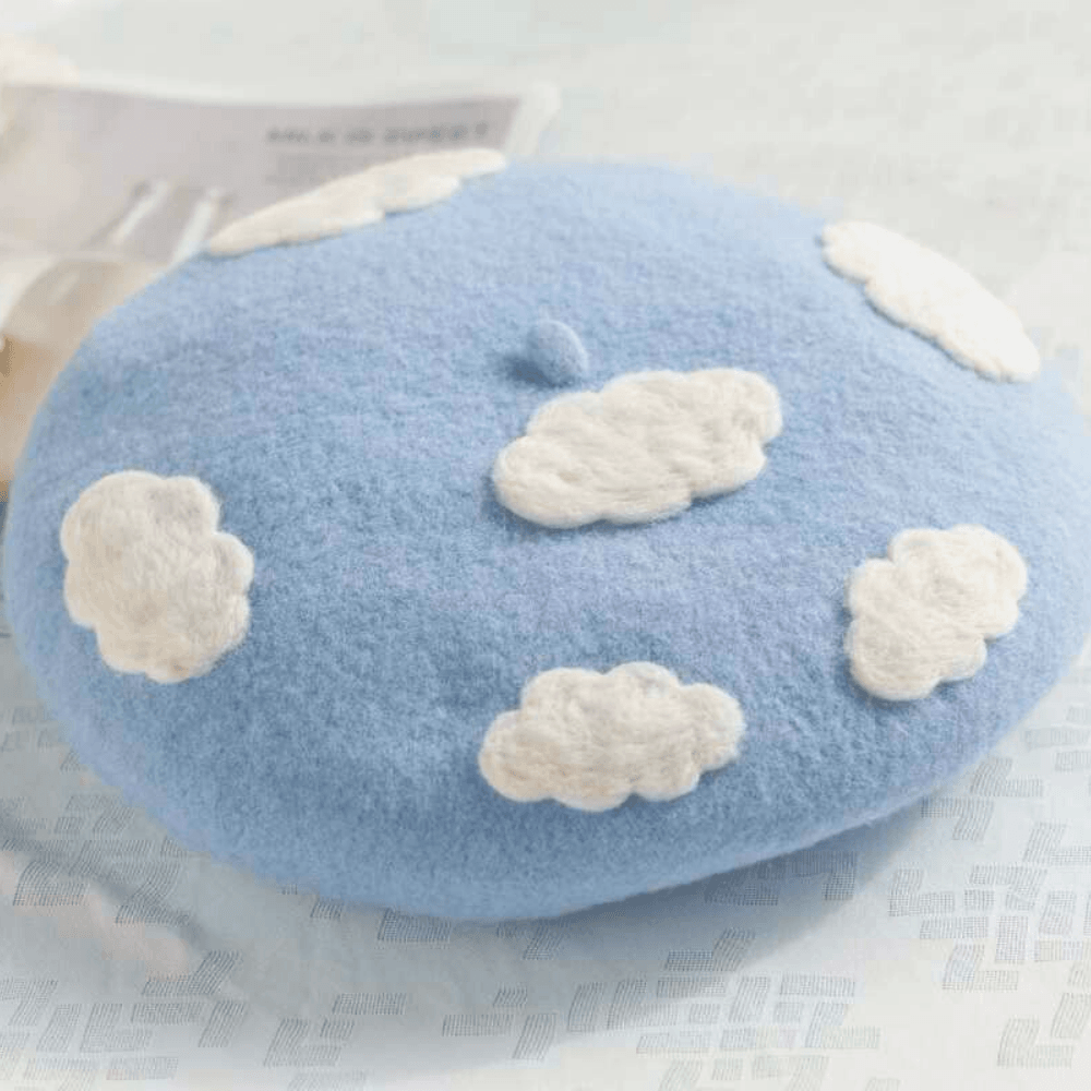 Cloud Berets for Women and Kids.