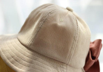 Bucket Hat with Bow for Baby Toddler Kids and Women.
