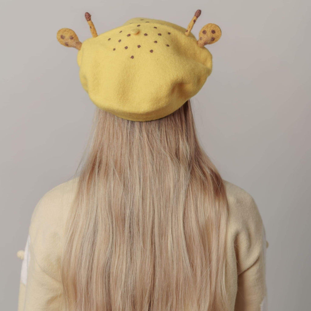 Deer and Giraffe Beret for Women and Girls.