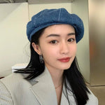 Denim Beret for Women.