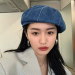 Denim Beret for Women.