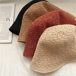 Reversible  Linen Foldable Bucket Hat.