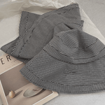 Oversized Bucket Hat Check Pattern, Small to XXLarge Bucket Hat for Women.
