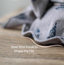 Load image into Gallery viewer, Feather Print Bucket Hat for Women.
