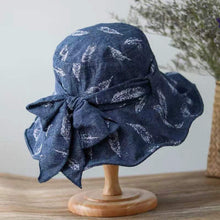 Load image into Gallery viewer, Feather Print Bucket Hat for Women.