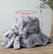 Load image into Gallery viewer, Feather Print Bucket Hat for Women.