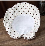Dot Print Bucket Hat for Women and Girls.