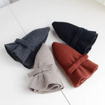 Foldable/ Adjustable Wool Cloche Hat for Women.