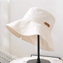Load image into Gallery viewer, Foldable Wide Brim Bucket Hat for Women.