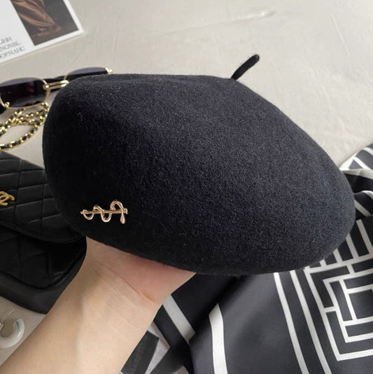 Wool Beret for Women (Fits for large head).