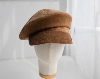 Custom Corduroy Unisex Newsboy Cap