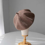 Customized oversize Wool Beret for Men Women - Mspineapplecrafts