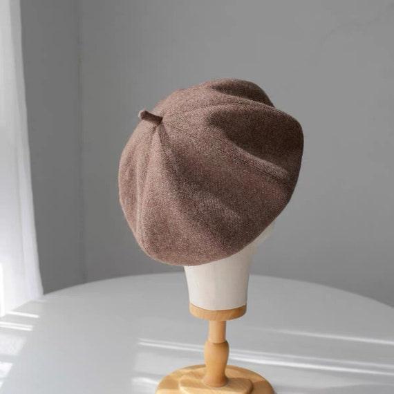 Customized oversize Wool Beret for Men Women - Mspineapplecrafts