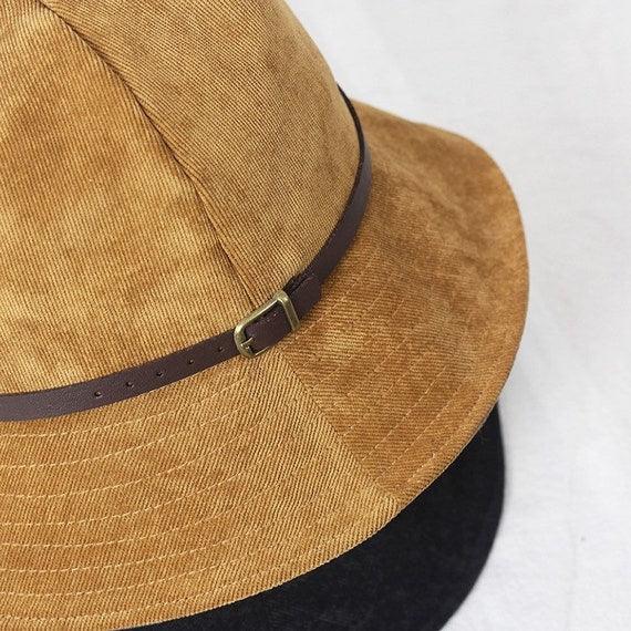 Corduroy Bucket Hat for Women - Mspineapplecrafts