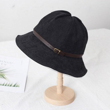 Corduroy Bucket Hat for Women - Mspineapplecrafts