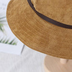 Corduroy Bucket Hat for Women - Mspineapplecrafts