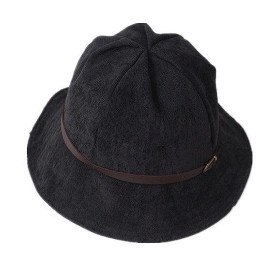 Corduroy Bucket Hat for Women - Mspineapplecrafts