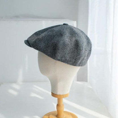 Unisex Newsboy Wool Cap