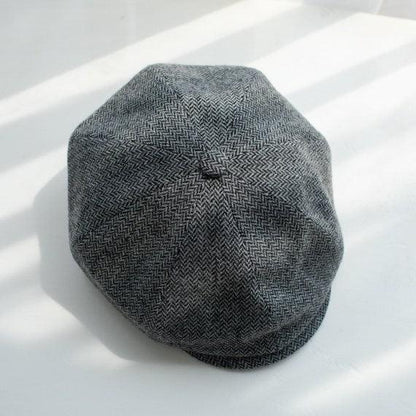 Unisex Newsboy Wool Cap