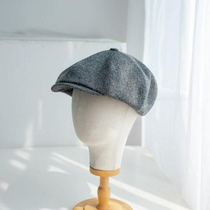 Unisex Newsboy Wool Cap