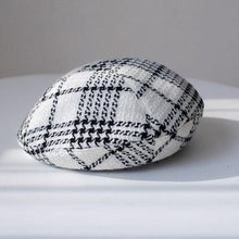 Load image into Gallery viewer, Tweed Fabric Handmade Beret for Women