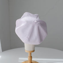 Load image into Gallery viewer, Oversized Spring Summer Solid Colour Linen Beret for Women.
