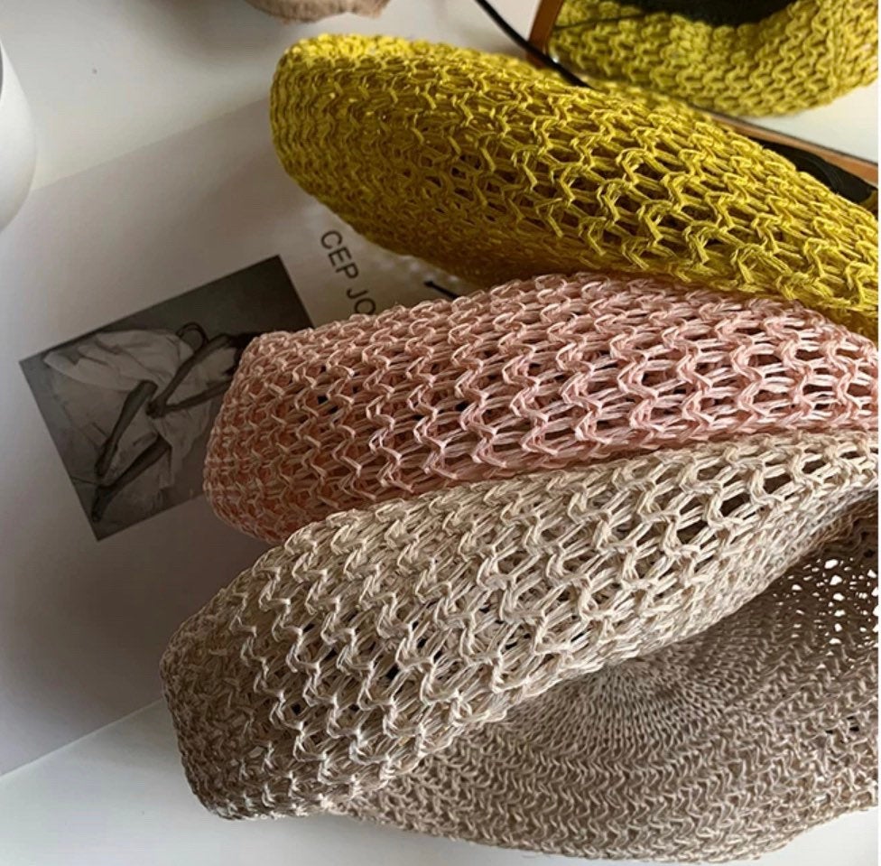Summer beret for women and girls.