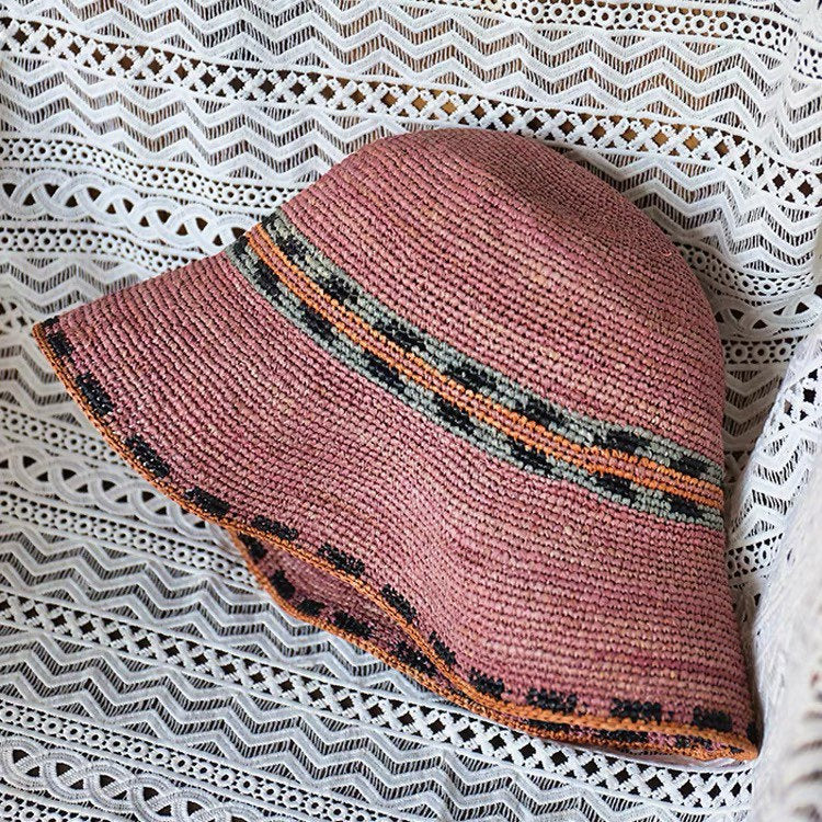 Raffia Straw Hat for Women and Girls.